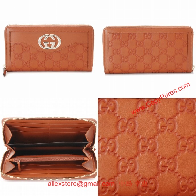 GUCCI/グッチ 2012年秋冬新作スーキーラウンドファスナー長財布 291132 AA61G 7604 